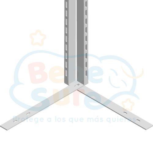 4 barandas Gris Para cama Queen 160x200 cm Altura colchón hasta 27 cm - Imagen 13
