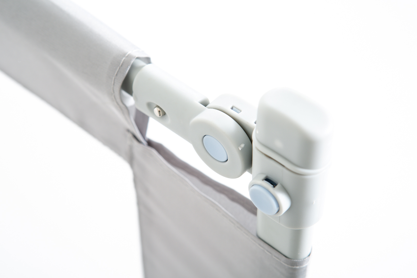 1 Baranda Lateral 200 cm Gris Altura colchón hasta 27 cm - Imagen 9