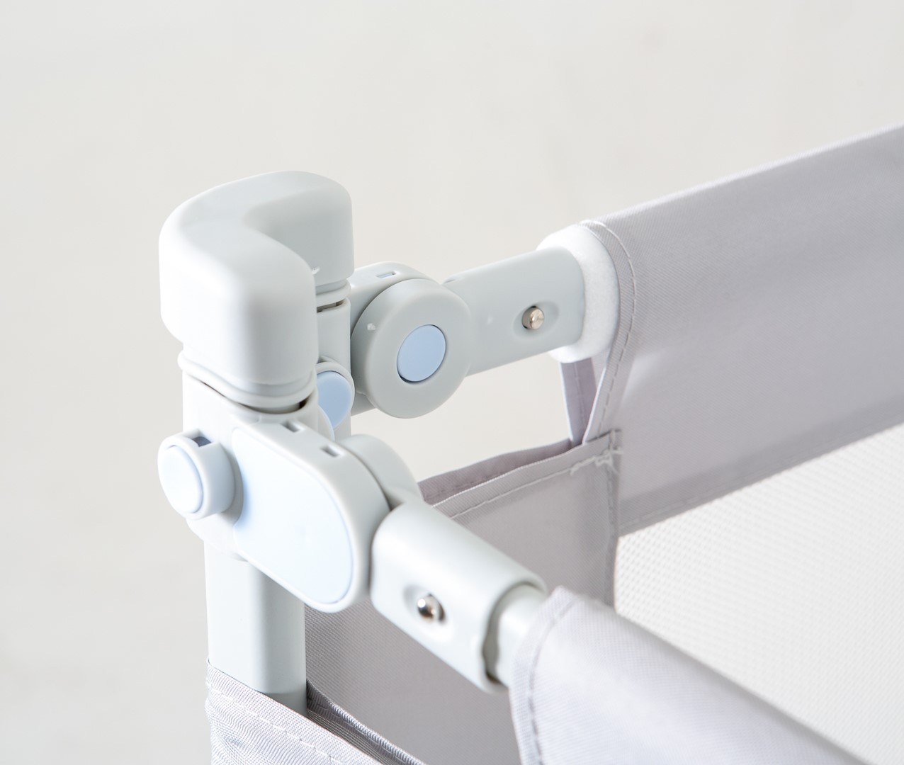 4 Barandas Para Cama transición/ Montessori 70x70x140x140 cm Gris Altura colchón hasta 27 cm - Imagen 16