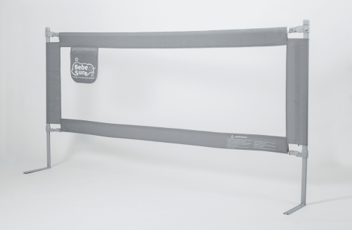 4 barandas Gris Para cama Queen 160x200 cm Altura colchón hasta 27 cm - Imagen 4