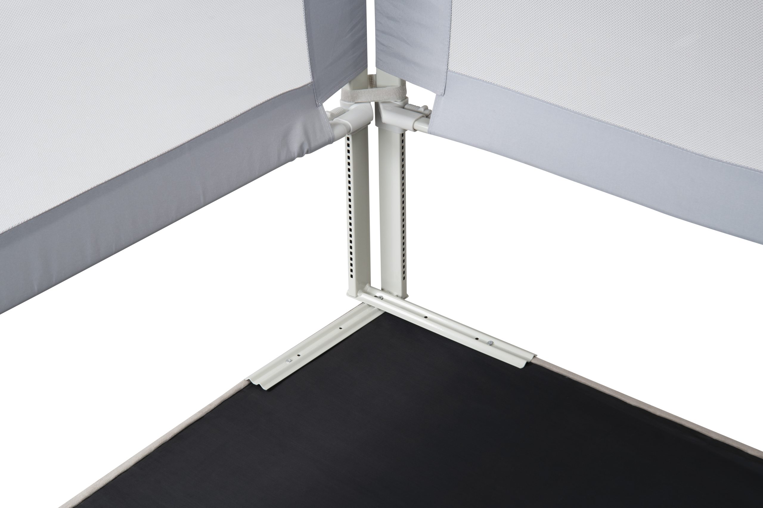 3 barandas Para cama 1 Plaza 90x200x90 cm + soporte lateral 200 cm Altura colchón hasta 38 cm - Imagen 8