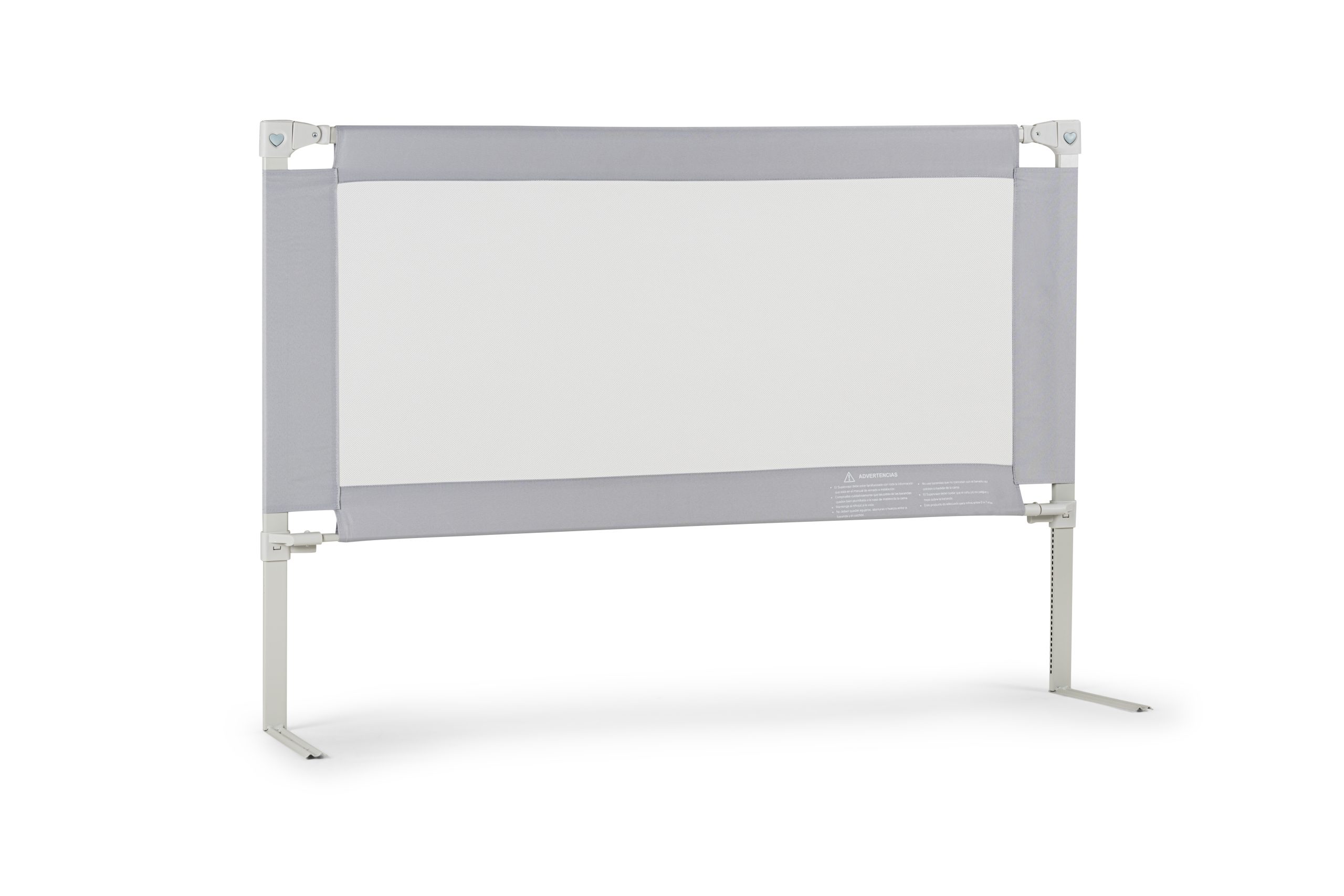 3 barandas Para cama 1 Plaza 90x200x90 cm + soporte lateral 200 cm Altura colchón hasta 38 cm - Imagen 7