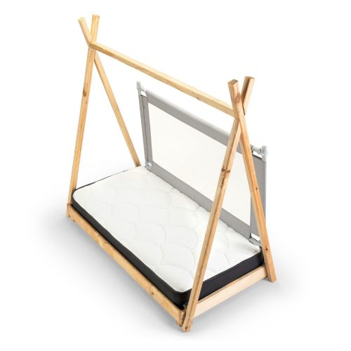 1 Baranda 140 cm Gris Altura colchón hasta 27 cm