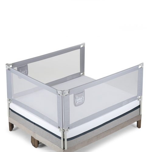 3 barandas Para cama 2 plazas Gris 150x200x200 cm Altura colchón hasta 38 cm