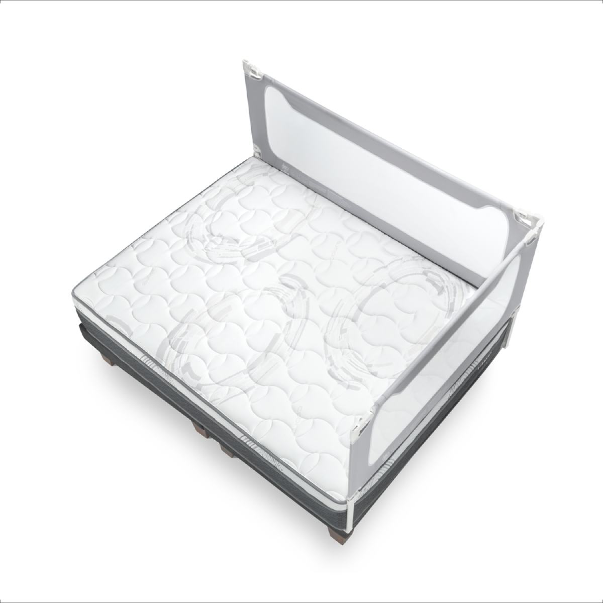 Set 2 Barandas Bebe Sure Guardian para Cama King 180 x 200 cm Compatible con Colchones Bajos y Altos