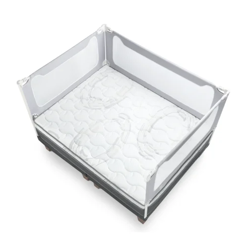 Set 3 Barandas + Soporte Lateral Bebe Sure Guardian para Cama King 180 x 200 cm Compatible con Colchones Bajos y Altos