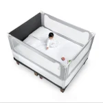 Set 3 Barandas + Soporte Cabecera Bebe Sure Guardian para Cama King 180 x 200 cm Compatible con Colchones Bajos y Altos
